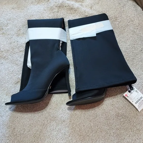 Zara Over The Knee Heeled Boots