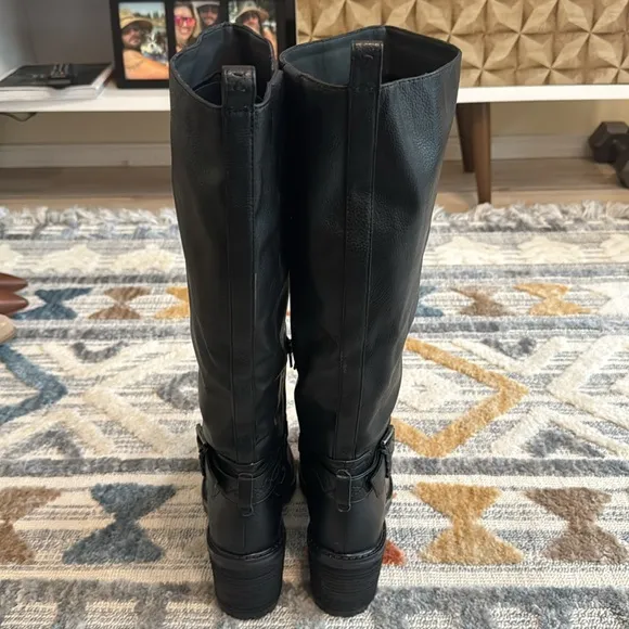 Zodiac Georgia Womens Faux Leather Riding Knee-High Boots