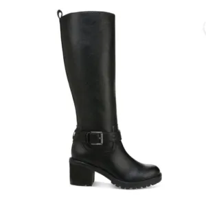 Zodiac Georgia Womens Faux Leather Riding Knee-High Boots
